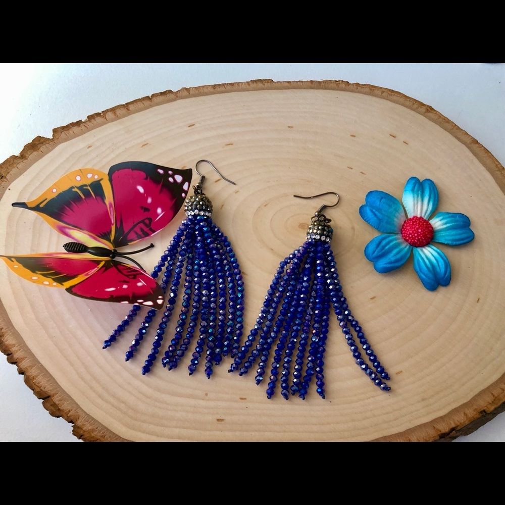 Handmade tassel  earrings by Me SassySeni